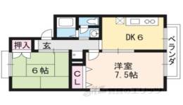 セジュール松月Ｂ棟間取り図面