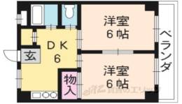 シャトー竹村２間取り図面