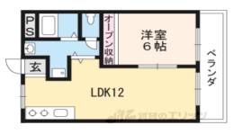 シャトー竹村２間取り図面