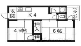 ツキシママンション間取り図面