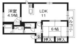 クラスター山田２間取り図面