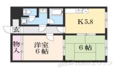 上阿達谷口マンション間取り図面