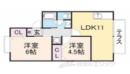 アールグランツ京都安朱サウス間取り図面