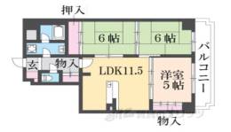フォレステージ太秦間取り図面