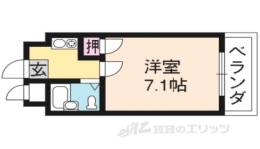シャレー西京極間取り図面
