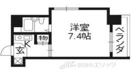 シャレー西京極間取り図面