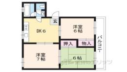 乾ハイツ間取り図面