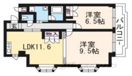 カルテットＫＯＢＯＲＩ　Ｄ棟間取り図面