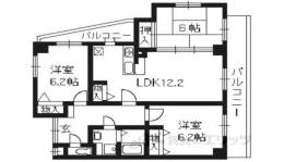 ラポート小林間取り図面