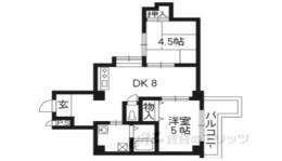第１９長栄サウスヴィラ桂川間取り図面
