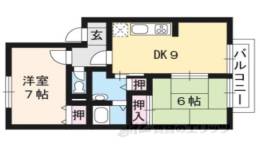 ハイカムール深草間取り図面