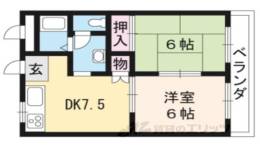 シティハイツ北村間取り図面