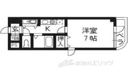 グリーンヒル紫明　間取り図面