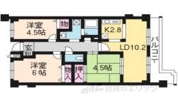 パデシオン宇治木幡間取り図面