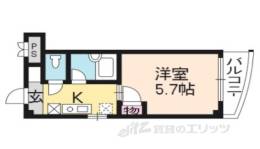 エクシード西院２間取り図面