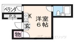 フラッツ太秦間取り図面