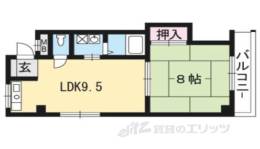 シャンドール太秦間取り図面