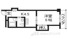 ヴィラ太秦間取り図面