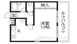 メルディアキューブ観月橋間取り図面