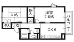 セジュール松室間取り図面