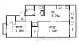 セジュール松室間取り図面