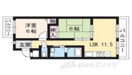 スカイロード吉祥院間取り図面