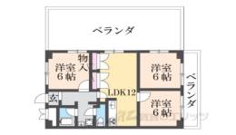 シルバ－シャトー太秦間取り図面