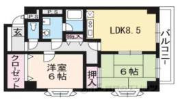 グリーンヒルトミタ間取り図面