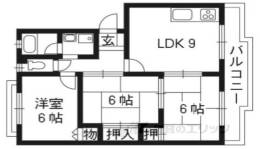 ハイツナカムラ２間取り図面