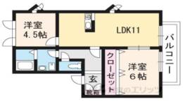 フローラル北山１間取り図面