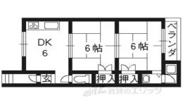 西向日ハイツ間取り図面