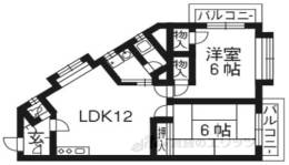 ディアパレス向日間取り図面