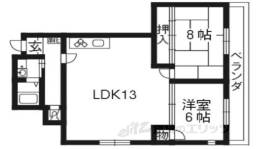 ディアパレス向日間取り図面