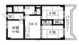 エトワール長岡京間取り図面