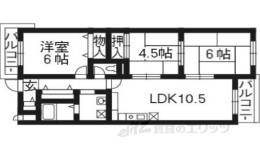 レヴェンテ東向日間取り図面