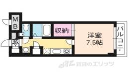 ロイヤルコート院町間取り図面