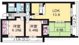 ノブレカーサ西院間取り図面