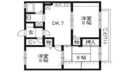 パルカーサ南京都間取り図面