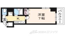 エクセレント御所西間取り図面