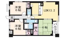 カレラ・デ・オエステ間取り図面