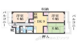 HITOMI BLDG. 綾小路からすま間取り図面