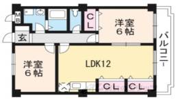 シャトー志水間取り図面