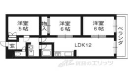 桂川ロイヤルハイツ間取り図面