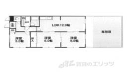 桂川ロイヤルハイツ間取り図面