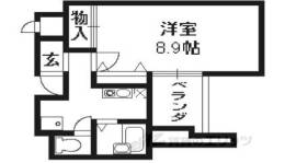 リグラン烏丸五条間取り図面