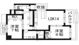 御所西ロイヤルプラザ間取り図面