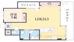御所西ロイヤルプラザ間取り図面