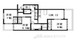 御所西ロイヤルプラザ間取り図面