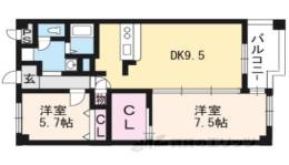アーネスト西大路間取り図面