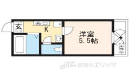 プランドール勧修寺間取り図面